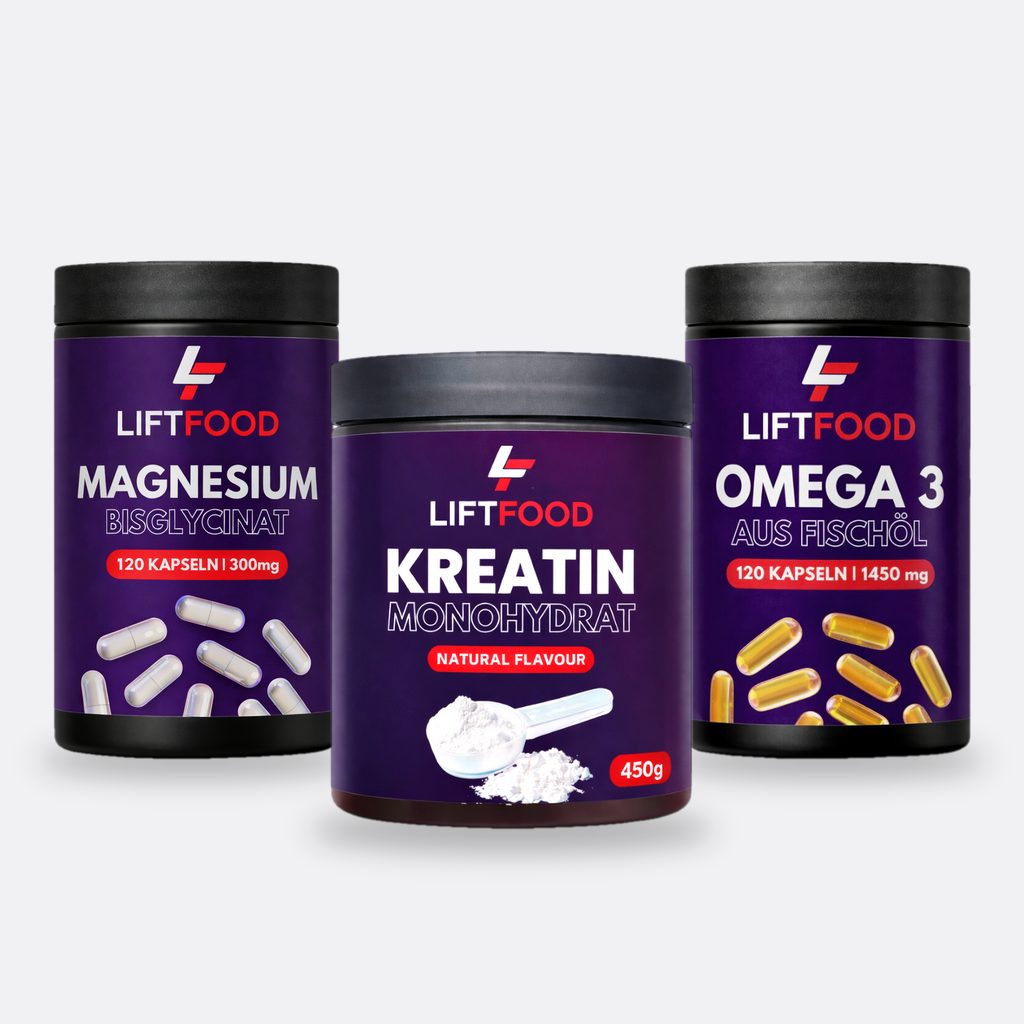 LIFTFOOD Training Pack mit Kreatin, Magnesium und Omega 3